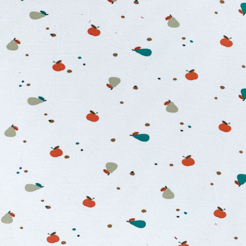 Printed Jersey MINIPOM Off-White / Vintage Multicolored